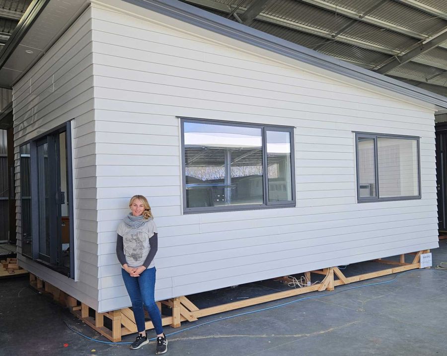 First Client at Builtsmart Feilding factory