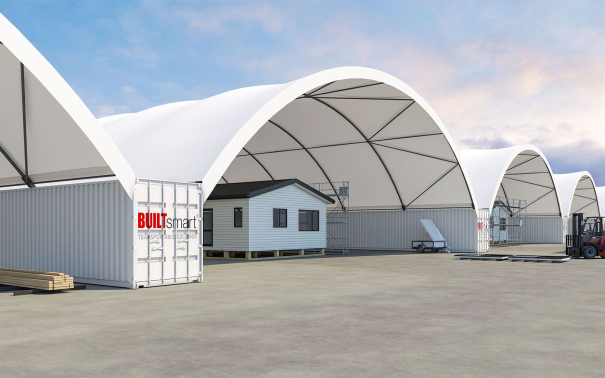 State-of-the-art 6-bay smart shelter factory in Gisborne.